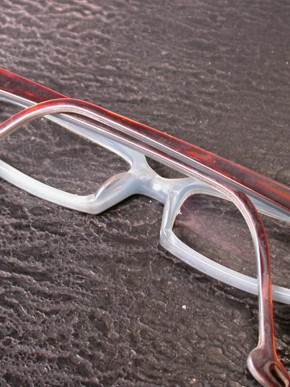 Authentic Anne et Valentin Lunettes Tortoise Stripe Eyeglasses Made in France